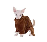 Ropa para gatos sin - Ropa para gatos, ropa, tienda de ropa de gatito, abrigo cálido para gatos sin , ropa para gatos, mascotas, chaqueta de coral a cuadros, gato