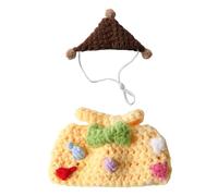 Ropa para hámster,Suéter de con sombrero para animales de compañía - Ropa térmica para conejillos de indias, hámster, hurón, conejo, chinchilla, así como héroes