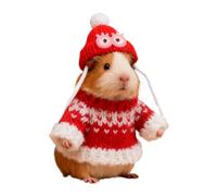 Ropa para Hámsteres Conjuntos de Sudadera con Capucha de Animales Pequeños | Ropa Térmica para Animales para Hámster, Hurón, Conejo, Conejillo de Indias, Chinchilla,