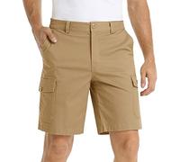 Ropa para Hombres Pantalones Cortos de Verano para Hombres Ligero y Fresco para Verano Anti-Arrugas y fácil de cuidar versátil Looks de Temporada cálida（Café；4XL）