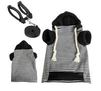 Ropa para hurones - con arnés divertida sudadera cálida de hámster | Disfraz de conejo de hámster, para conejo, ardillas, chinchilla, chihuahua, mascota