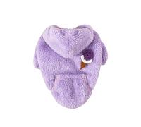 Ropa para mascotas con capucha térmica de dibujos animados para decoración de helado, ropa para perros para uso diario, abrigo para perro, chaqueta para mascotas