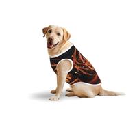 Ropa para mascotas con llamas giratorias para perros, chaleco de algodón suave para perros medianos y grandes para uso diario y actividades al aire libre