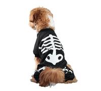 Ropa para mascotas de Halloween, Disfraz para mascotas de Halloween - Mono para mascotas cosplay de Halloween esqueleto brillante - Disfraz festivo para perros Apelación para