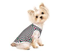 Ropa para mascotas de impacto visual de arco, camiseta personalizada para mascotas con impresión de impacto visual de arco para perros y gatos pequeños, medianos y grandes