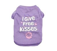 Ropa para Mascotas, Linda Mascota Estampado T-Falda Perro Verano Cómoda Camiseta Transpirable Gato Dedo Apestoso T Camiseta Perros Tela Moda Camuflaje Animales domésticos Ropa