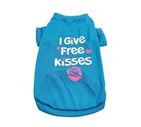 Ropa para Mascotas, Linda Mascota Estampado T-Falda Perro Verano Cómoda Camiseta Transpirable Gato Dedo Apestoso T Camiseta Perros Tela Moda Camuflaje Animales domésticos Ropa