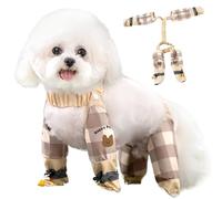 Ropa para mascotas - Ropa para cachorros con zapatos extraíbles | Ropa cómoda para mascotas para aventuras, viajes, hogar, parque, uso diario en interiores y exteriores
