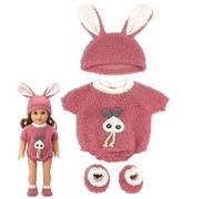 Ropa para Muñecas Bebé, Ropa para Muñecas 35-43 cm, Adorable Pijama Compatible con Baby Born, Baby Annabell, Nenuco y Más