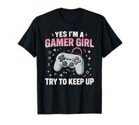 Ropa para niñas Gamer Girl Ropa Mujer Videojuegos Camiseta