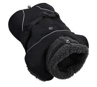 Ropa para perro, abrigo de nieve con diseño de cuello alto y tiras reflectantes para protección contra el frío extremo, ropa para Golden Retriever