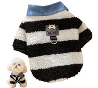 Ropa para Perro, Abrigo para Perro - Suéter para Mascotas con Patrón de Rayas Oso - Ropa para Perros, Abrigo para Tiempo Frío para Mascotas,