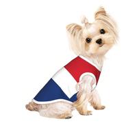 Ropa para perro con estampado de bandera holandesa, abrigo suave y ligero para perros pequeños y medianos, cachorros y gatos, chaqueta acogedora para mascotas de otoño/invierno/primavera
