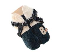 Ropa para Perros, Chaleco con Forro Polar cálido a Prueba de Viento y arnés, Abrigo para Perros para climas fríos, fácil de Usar, Herramienta de Ropa, Accesorio para Mascotas para perross ños y m