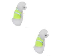 Ropa para Perros de Alta Visibilidad, Abrigo Reflectante para Perros pequeños, Chaqueta cálida, Portador de Perros pequeños, Abrigo Naranja, 2 uds.