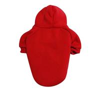 Ropa para perros de color sólido, ropa para mascotas, suéter para primavera, otoño e invierno, suéter para perros pequeños, medianos y grandes, ropa para mascotas para gatos para niña (rojo, 4XL)