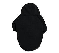 Ropa para perros de color sólido, ropa para mascotas, suéter para primavera, otoño, invierno, suéter para perros pequeños, medianos y grandes, ropa para mascotas para gatos para niña (negro, L)