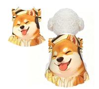 Ropa para perros intoxicados L para perros pequeños, bonito traje de verano para cachorros, ropa suave y transpirable para mascotas para gatos
