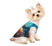 Ropa para perros pequeños, camisas suaves y transpirables para gatos y perros, cachorros para mascotas, pez payaso