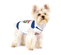 Ropa para perros pequeños con estampado de la bandera del estado de Virginia Occidental, chaleco para mascotas, camiseta sin mangas de algodón suave transpirable para cachorros y gatos