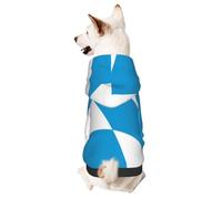 Ropa para perros pequeños con variante de la bandera de la pastilla bávara, bonita sudadera con capucha para perros pequeños y medianos, gatos