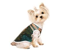 Ropa para perros pequeños, lindas camisas para gatos y cachorros, estampado completo, isla suave y transpirable