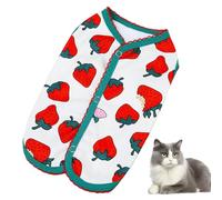 Ropa para Perros, Ropa pequeña de Cachorro - Ropa para perros pequeños - sin Mangas Lindas Lindas Gato Suave se enfría