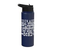 Ropa para profesores de estudios sociales, diseño divertido y lindo para profesores Stainless Steel Insulated Water Bottle