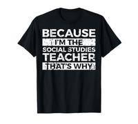 Ropa para Profesores de Estudios sociales: diseño Impresionante para Profesores Camiseta