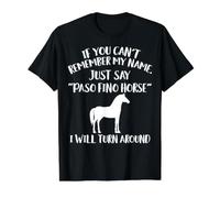 Ropa Paso Fino - Divertido diseño increíble para Amantes de los Caballos Camiseta gráfica económica, Hombre, Negro, S