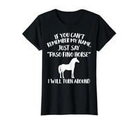 Ropa Paso Fino - Divertido diseño increíble para Amantes de los Caballos Camiseta gráfica económica, Mujer, Negro, S