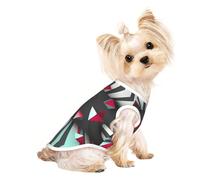 Ropa personalizada para perro, suéter para perro, ropa para gatos y más, perfecta para perros pequeños a medianos, ropa elegante y cómoda para mascotas, arte geométrico abstracto, talla S