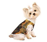 Ropa personalizada para perro, suéter para perro, ropa para gatos y más, perfecta para perros pequeños a medianos, ropa elegante y cómoda para mascotas, el mono tocando la guitarra, talla S