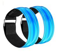 Ropa reflectante para correr, brazalete LED con baterías recargables que ofrece una aplicación universal para trotar, correr, andar en bicicleta y