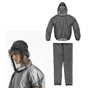 Ropa Resistente a Moscas - Traje de Moscas Portátil con Cobertura de Red - Accesorios De Campaña Flexibles Y Protectores para Actividades Al Aire Libre Senderismo Pesca Hombres Mujeres