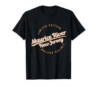 Ropa retro atlética Maurice River NJ Camiseta