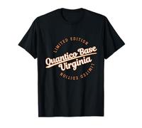 Ropa retro atlética Quantico Base VA Camiseta