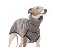 Ropa Ropa de Invierno for Perros de Suave Forro Polar, cálida, con Cuello Alto, Tipo Chaleco, Chaqueta, suéter, Camisa, Elegante, Conjunto for Mascotas. Perros(Light Gray,M)