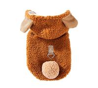 Ropa sin mangas para perro | Abrigos con capucha de oso para gatos - Abrigo de moda para mascotas, abrigo para perro agradable a la piel para uso diario, actividades al aire libre, caminar
