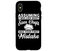Ropa Sous Chef - Increíble diseño Divertido de Chefs Carcasa para iPhone X/XS