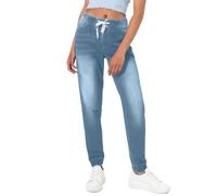 Ropa Talla Grande Mujer de Fiesta Tallas Grandes Pantalones Elasticos Ancho Elegantes de Trabajo Pantalon Chino Elegante Jeans Vaqueros Mujer Azul S