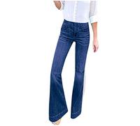 Ropa Tumbler La longitud de los pantalones vaqueros es delgada Stretch Hight Pantalones vaqueros elásticos Cintura Jeans Mujer Chaleco Negro, azul oscuro, 3XL