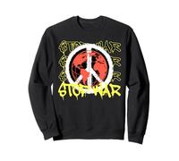 Ropa Urbana con Estampado de Stop War Peace Sign Sudadera