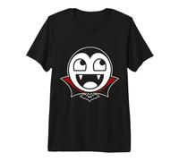 Ropa Urbana Epic Face Vampire Y2K de los 90, Halloween Bat EMO Camiseta Premium