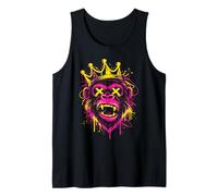 Ropa Urbana Urbana de los años 90 Graffiti Monkey Edgy Hip Hop Animal Camiseta sin Mangas