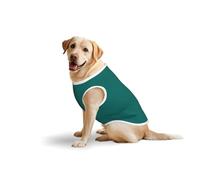Ropa verde natural para perros - Chaleco de algodón suave para perros medianos y grandes para uso diario y actividades al aire libre