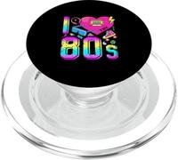 Ropa Vintage con Texto en inglés I Love The 80s para Mujeres y Hombres para Fiestas Divertidas PopSockets PopGrip para MagSafe