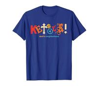 Ropa Vintage Kets4Eki Devils Neighborhood Camiseta, Hombre, Azul Real, S