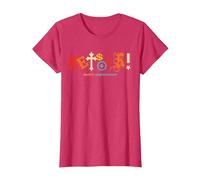Ropa Vintage Kets4Eki Devils Neighborhood Camiseta, Mujer, Rojo Jaspeado, M