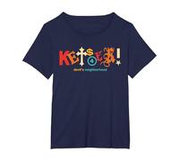 Ropa Vintage Kets4Eki Devils Neighborhood Camiseta, Mujer Tallas Grandes, Azul Marino, 5XL Grande